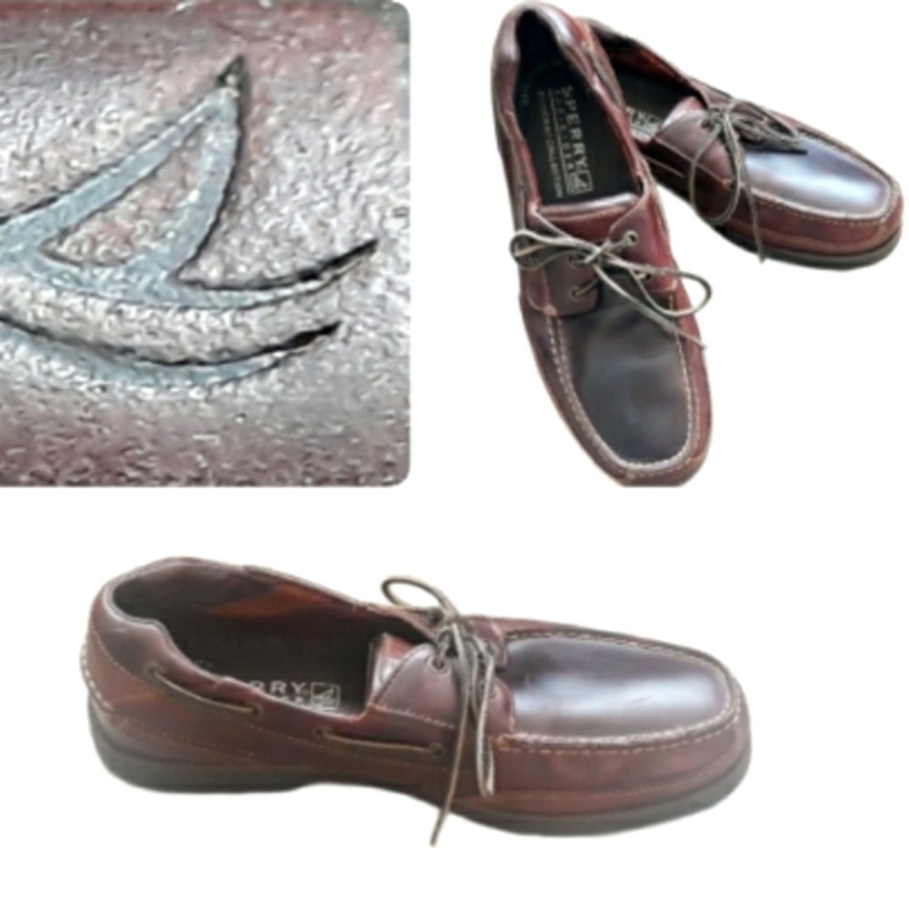 Sperry Top-Sider Stingray Lanyard 2-Eye Boat Shoes - Men's 13M Leather Loafers